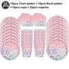 Mermaid Party Supplies Mermaid Scales Pattern Paper Plate Cup Napkin Popcorn Box Food Bowl Girl Birthday Party Baby Shower Decor