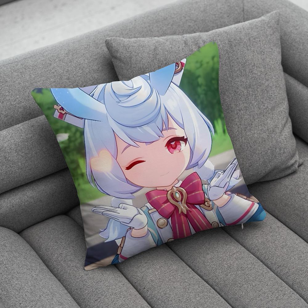 GGenshin Impact Sigewinne Pillow Case Soft Cushion Cases for Farmhouse Sofa Decor Home Decorations and Protector