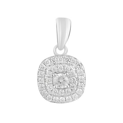Pendentif en argent avec zircons cubiques (2129776)