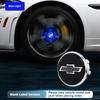 4 PCS ABS+LED 60mm Badge Car Wheel Center Caps Auto Parts for Chevrolet Cruze Captiva Lacetti Spark Aveo Orlando Camaro