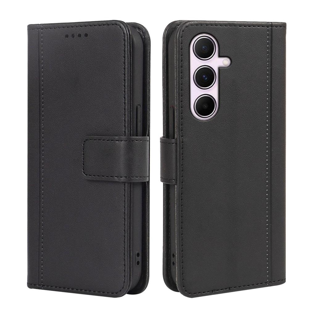 Kunstleder Handyhülle mit quadratischer Schnalle Fotorahmen für Samsung Galaxy S25 S24FE S23