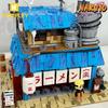 Keeppley Building Block Animation NARUTO Rāmen Ichiraku Street View Assembly Model Toy Ornaments Collection Gifts
