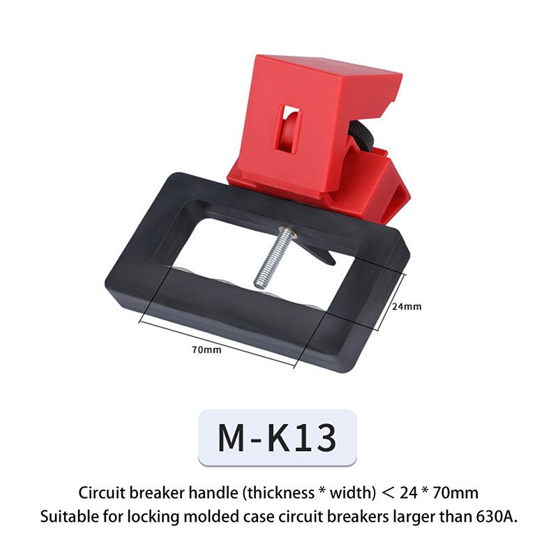 

Clamp-On Moulded Case Circuit Breaker Lockout Device Isolation Appliance Electrical Power Blocked Loto Safety Tagout Lockout