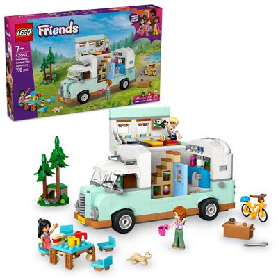LEGO Friends Ekscytująca zabawka kempingowa Prezent urodzinowy Blok Dziewczynki Chłopcy Dzieci 7 lat 8 lat 9 lat Szkoła podstawowa Zabawa w udawanie Zabawa w udawanie
