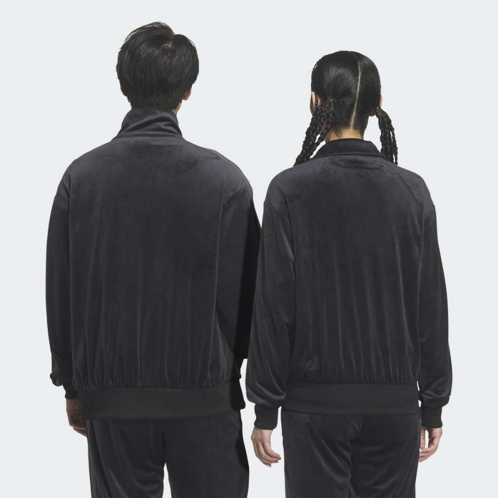 Adidas Stylish Velvet Loose Fit Firebird Track Top  Kq5474 