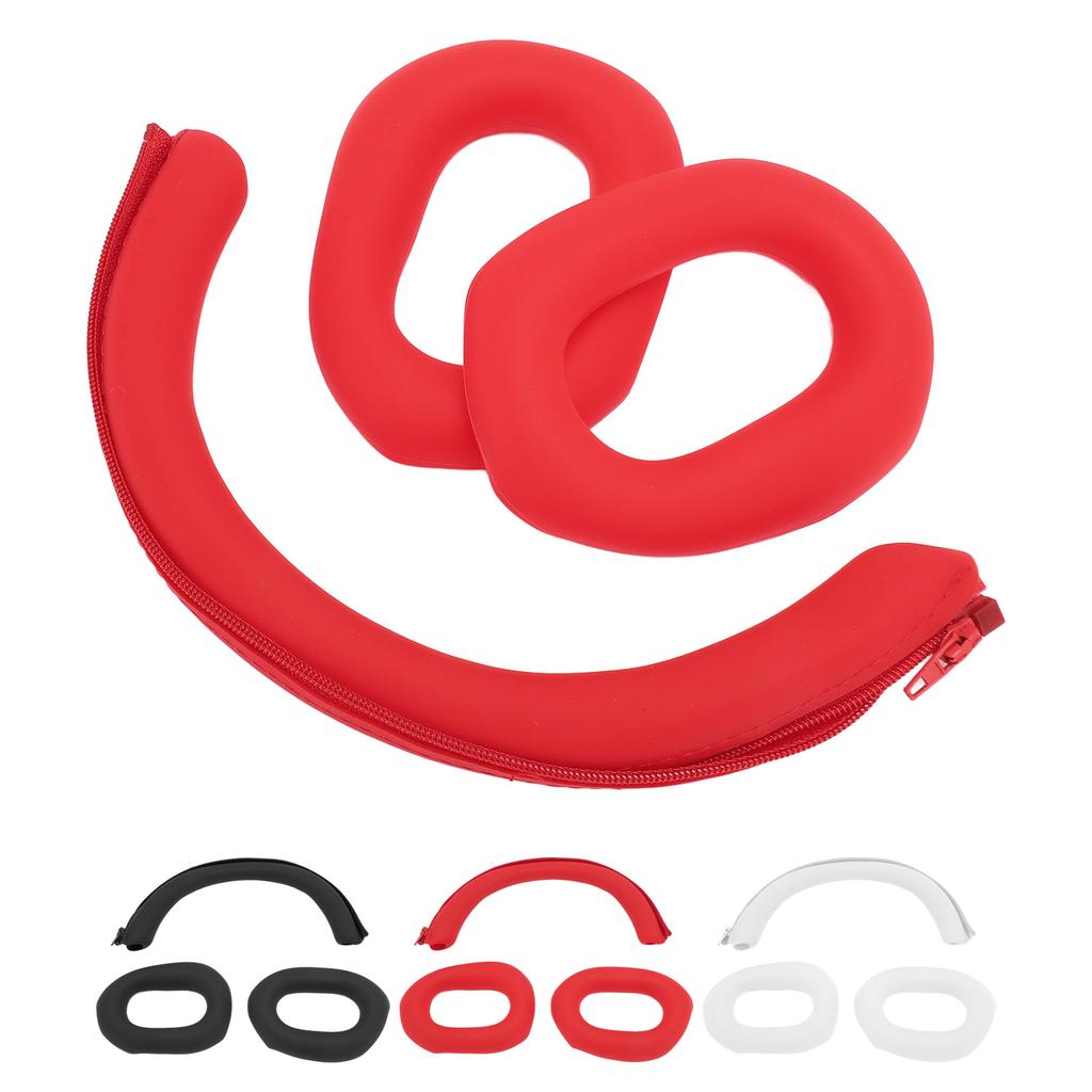 Earpads Cover Headband Pad Set Replacement Perfect Fit Silicone Headphone Protective Cover for WH‑10