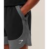 Gymshark Sport 25 Block 7  Shorts Black Dark Grey A3b9o Bb3k