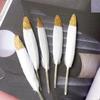Golden Feather Decoration Handmade Crafts Photography Props Background Spray Gold Feather Decoration Material