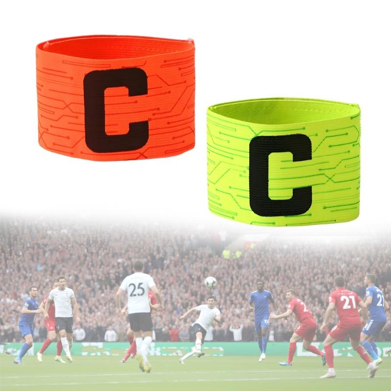 Comfortable Elastic Soccers Captain Armband Professional Football Captain Arm Bands Adjustable Soccer Armband Bands