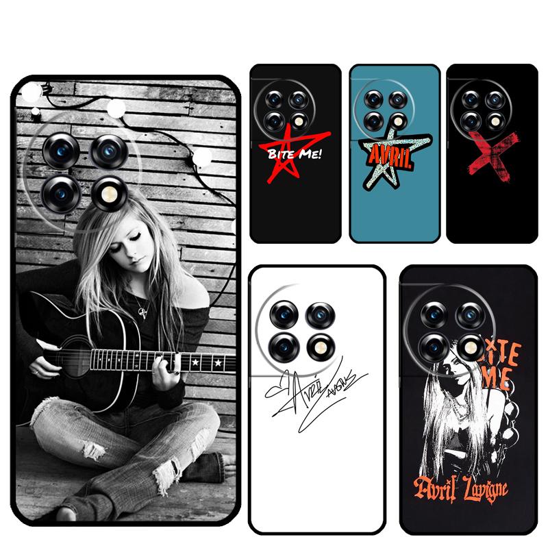 Singer Avril Lavigne Funda For OnePlus 13R 13 12 R 11 9 10 Pro 8T 9RT 10T OnePlus Nord CE 2 3 4 Lite N20 N30 Case
