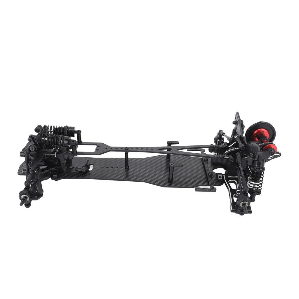 RC Carbon Fiber Frame Kit 265mm Wheelbase 110 Flat Sports Car Frame 110 Scale RC Car Spare Parts