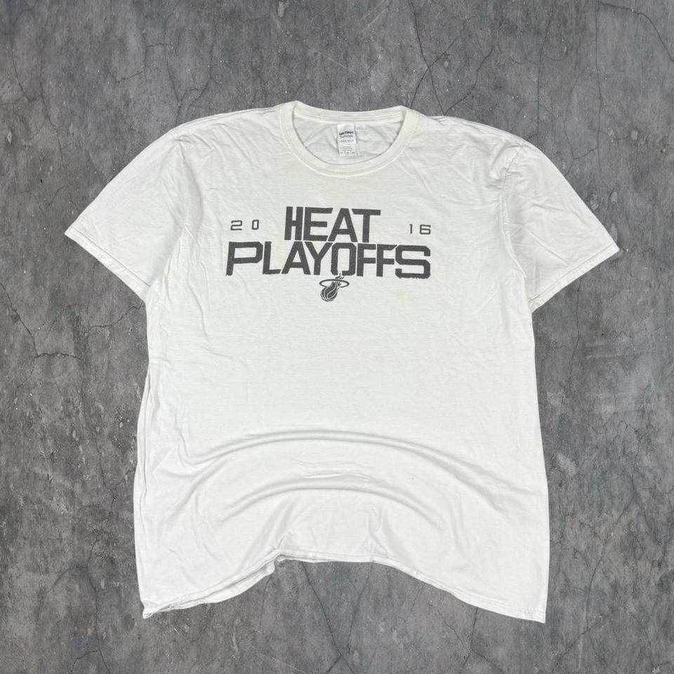 

2015 Miami Heat Playoffs White Graphic T-Shirt Sz XL M