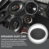 Uxcell 6pcs Speaker Dust Caps, 90mm3.5" Outer Diameter Dome Paper Caps, Subwoofer Coil Cover Caps, Speaker Decoration Accessories Repair