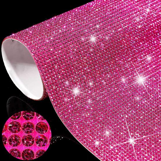 Self-Adhesive Rhinestone Sticker Fadeless Glass Clothing Decoration Car Rhinestone Sticker for Scrapbook