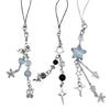 Sweet Cool Star Bead Hangings Pendant Phone Strap Fashion Bag Decoration