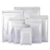 Thickened Aluminum Foil Zipper Bag: Flat Bottom, Moisture & Light-Proof, Self-Sealing for Tea & Food Storage