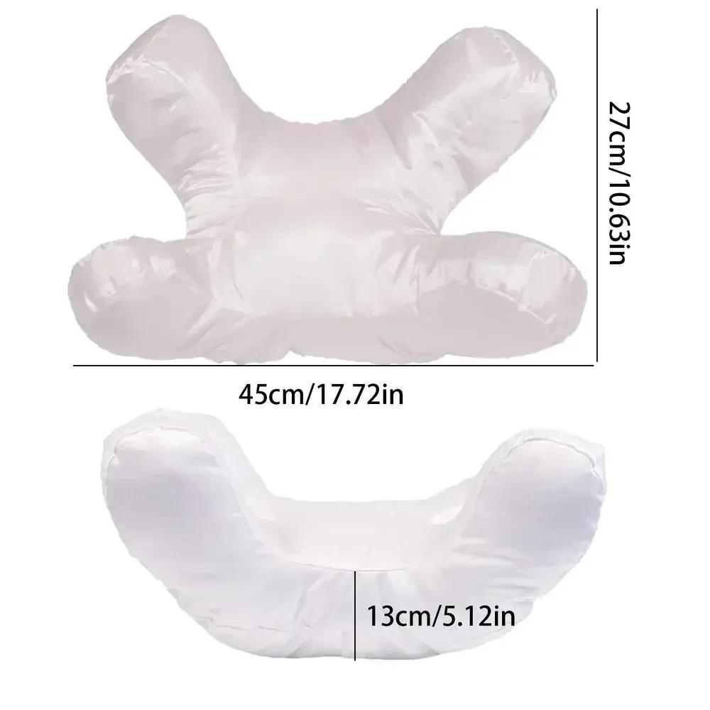 Flawless Face Pillow Soft Satin Silk Sleeping Pillow Anti Wrinkle Face Beauty Contour Rest Neck Relief Cushion Head Rest Gift