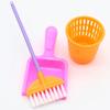 9PCS Mini Cleaning Tool Set - Adorable Dollhouse Accessories for Kids, BJD Doll Role Play Cleaning Supplies
