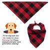 Black and White Check Pet Bandana: Dog & Cat Scarf Bib
