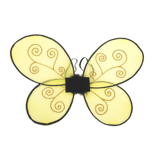 

Хэллоуин Крыло пчелы для детей мальчиков девочек Желтое сетчатое крыло Костюм Анимал Косплей Повязка на голову для аксессуаров для фантазийной вечеринки One Size A