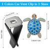 Ouligay 2PCS Cute Sea Turtles Car Air Freshener Vent Clip, Sea Turtle Car Accessories, Blue Turtle Cars Vent Clips Rhinestone, Ocean Theme Interior