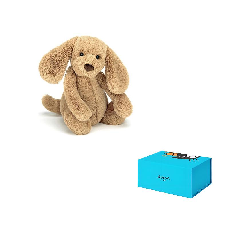 

JELLYCAT Shy Series Toffee Dog Toffee Colour Animal Doll Plush Doll 18cm/31cm/51cm/108cm Height Medium Size 31cm