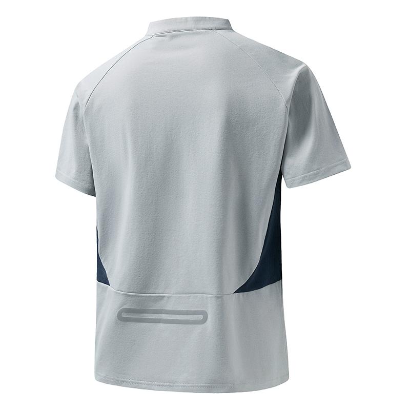 Short Sleeved T-shirt Men's Summer Ice Silk Casual Loose Half Sleeved T-shirt Men's Breathable T-shirt