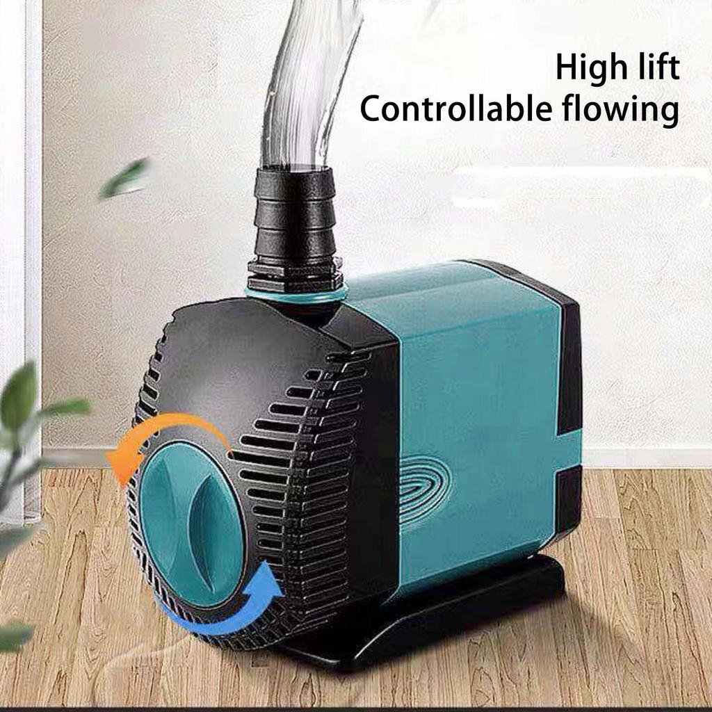 2500L/H Submersible Pump 50W Frequency Conversion Side Suction Submersible Water Pump for Aquarium EU Plug 220‑240V 60Hz