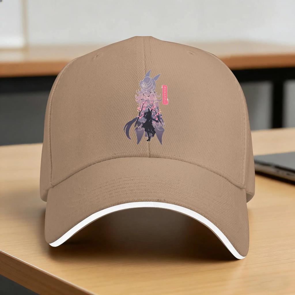 Rice Shower Baseball Cap Uma Musume Fashion Unisex Unisex Hip Hop Hats Sun Visor Print Outdoor Gym Baseball Caps Gift Idea