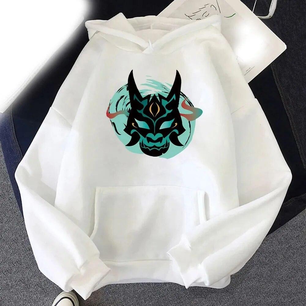 Hanorace Genshin Impact Xiao cu Imprimeu Unisex Femei Streetwear Hanorac Sweatshirts Harajuku Oversized Pulovere Unisex Haine Trening