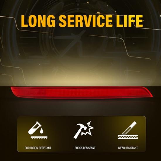 Rear Bumper Reflector For Mercedes Benz ML350 2012-2015 1668200074 1668200174