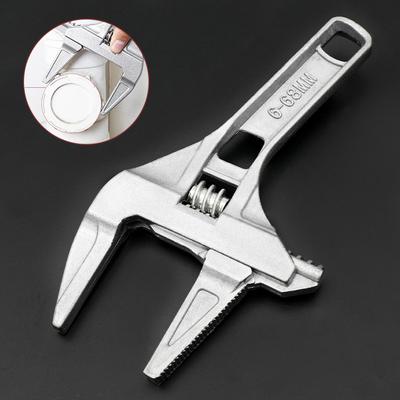 16-68mm Adjustable Spanner Large Opening Wide Wrench for Jaw Pipe Nut Key Universal Repair Tool Kitchen Bathroom Hand Tools