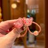 2PCS Luminous Cute Dolphin Elastic Hair Bands for Girls Children Hair Accessories Baby Headwear Hair Ties