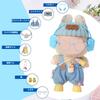 Ruokey Doll Clothes Set 8 Pieces for 15cm/17cm Plush Toys Blue Costume Outfit