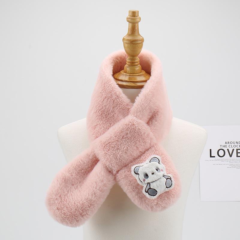 Plüsch-Cartoon-Schal für Kinder: Gemütlicher Nackenschal für Jungen und Mädchen