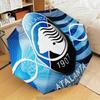 Atalanta Fc Crest Automatic Folding Umbrella - 8-Rib Travel Umbrella with Auto Open/Close & Portable Gifts for holidays or birthdays