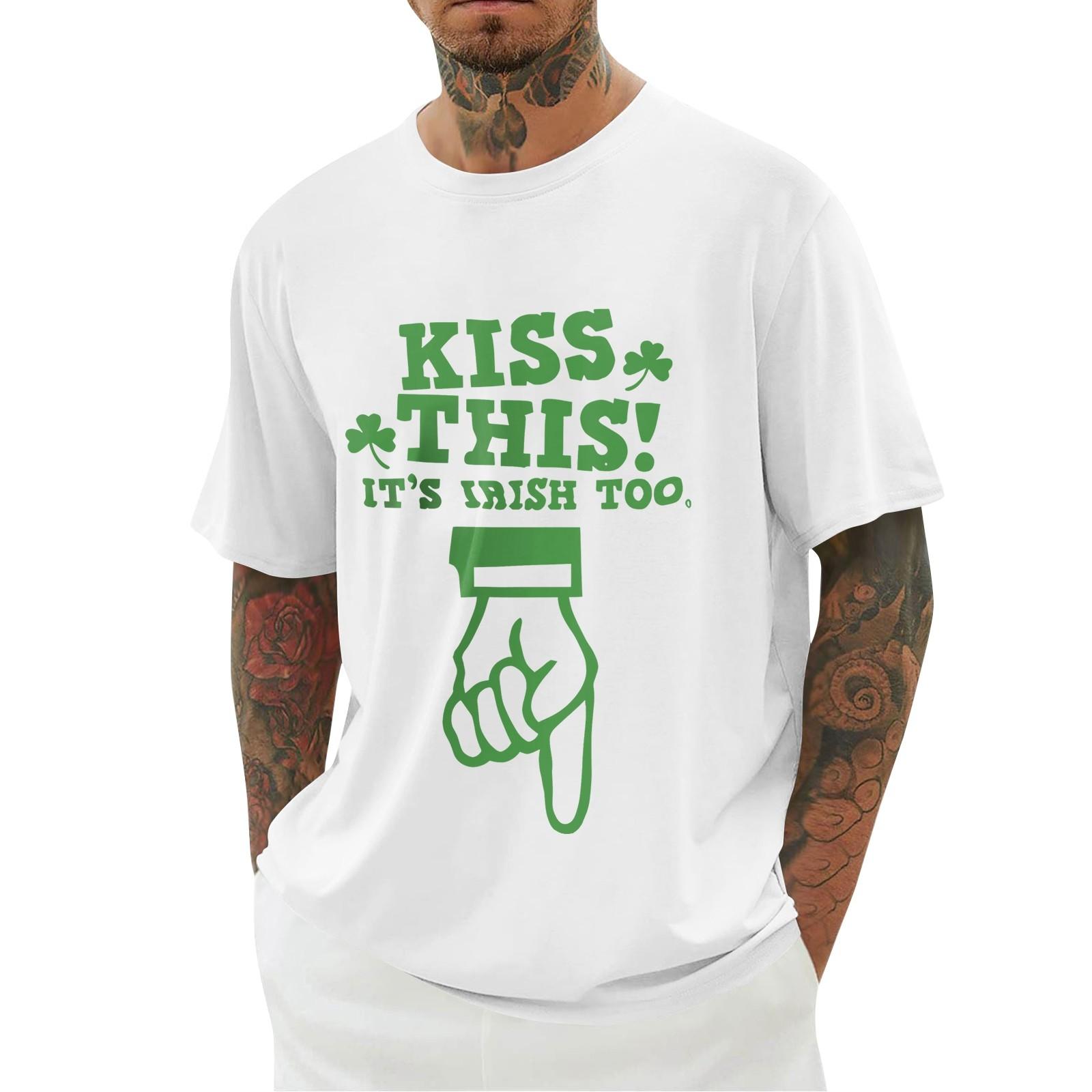 

Мужская ул.. Футболка с принтом Патрика, мужская, свободная, повседневная, с коротким рукавом M белый