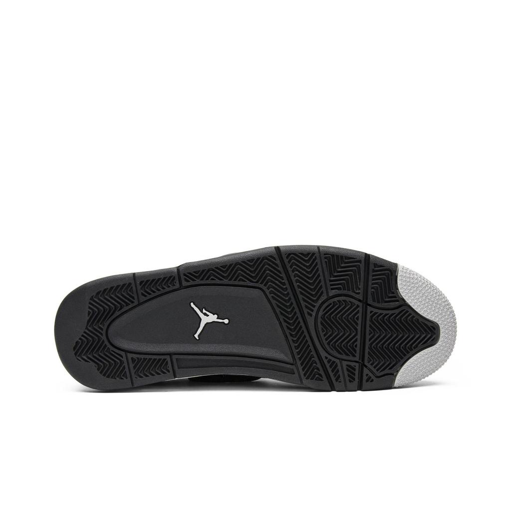 Air Jordan 4 Retro LS 'Oreo' 2015 (Unisex) Black / Tech Grey / Black Vintage Basketball Shoes 314254 003