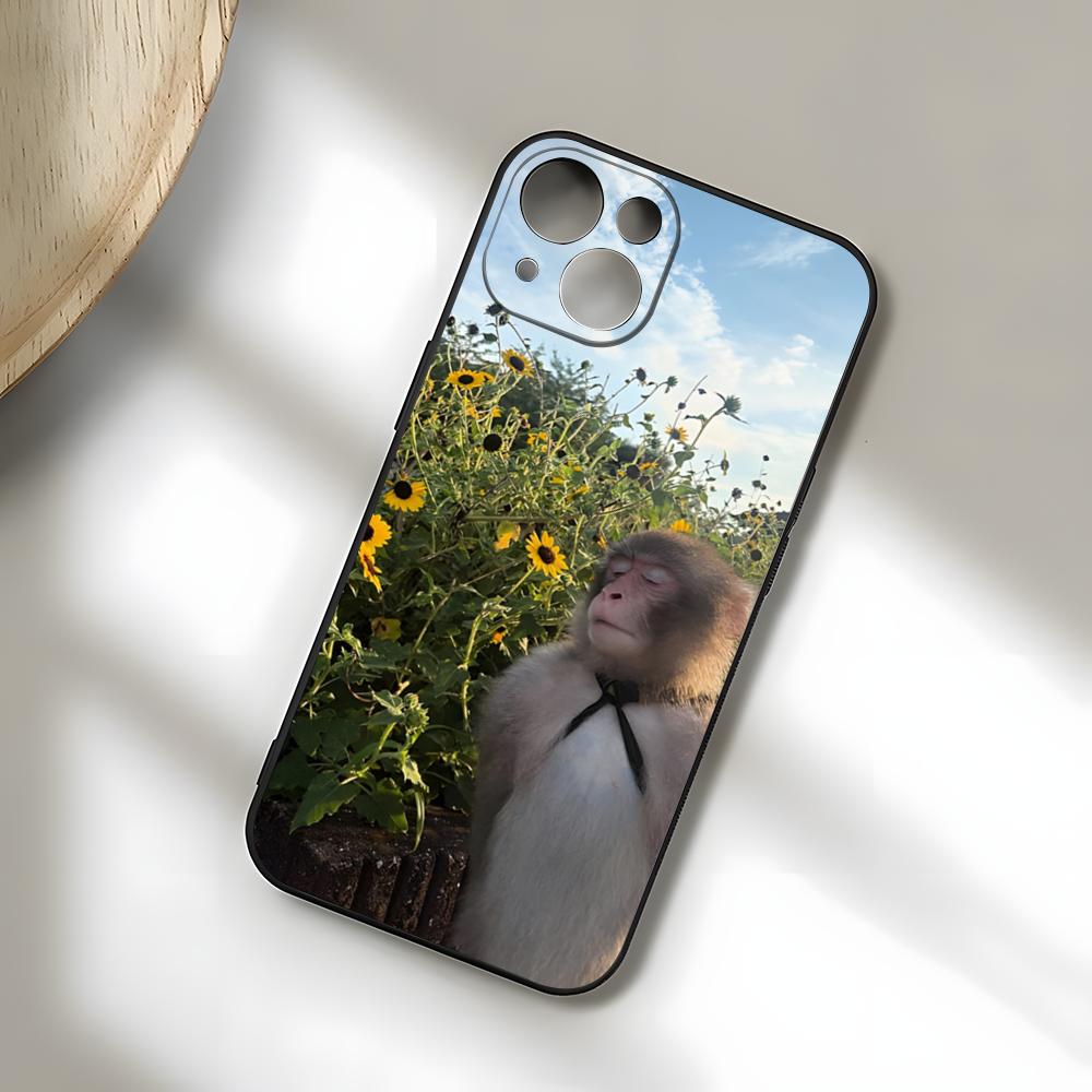 Funny Monkey Phone Case For IPhone 17 Pro Max 15 Pro 16 14 Plus 12 13 Mini 11 Pro Shockproof Soft Cover