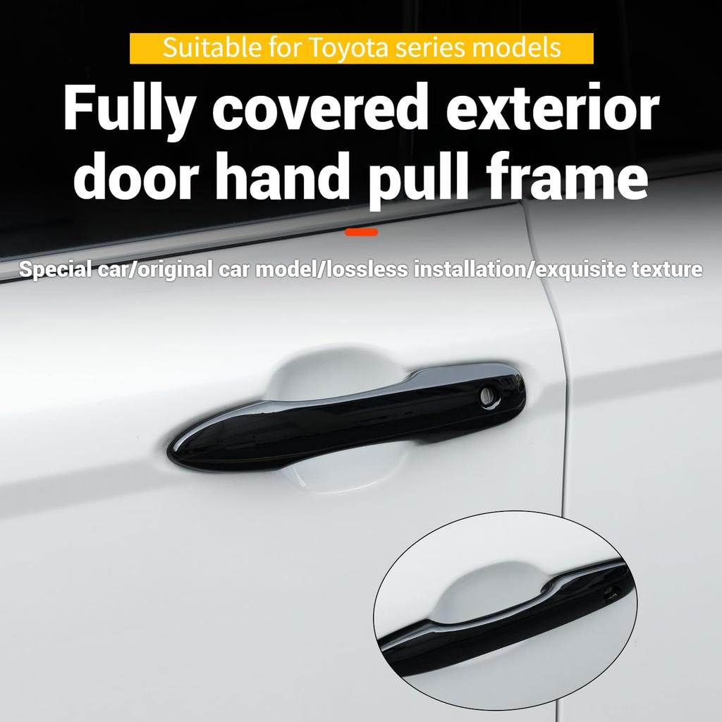Car Door Handle Protectors for Vehicles Compatible with Camry 2019-2025 Corolla Prius 2020-2025 Venza Avalon 2016-2024 Car Door Handle Scratch
