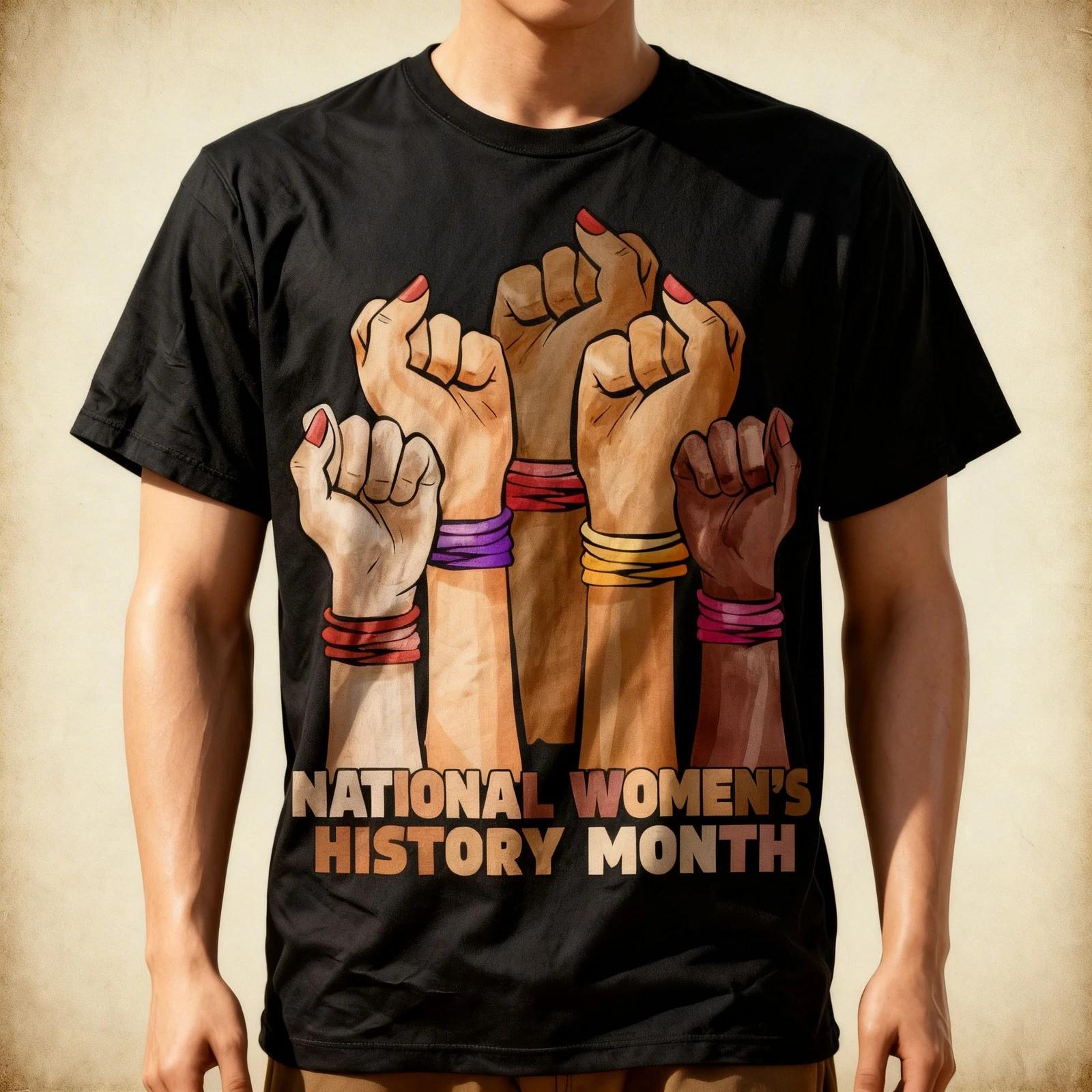 National Womens History Month History Month T-Shirt S