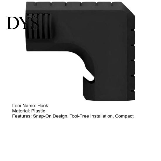 Quick Install Dust Collection Port Adapter for DWE7485 Slim Table Saw Snap-On Hook Clean Work Environment Tool Up Design Tool-Free Installation