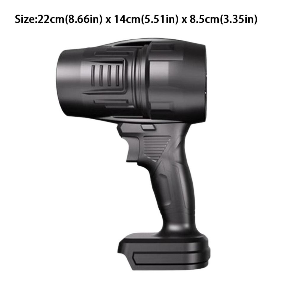 Powerful Storm Machine High Speed Adjustable Electric Air Blower 500g Wind Force Handheld Car Boost Fan