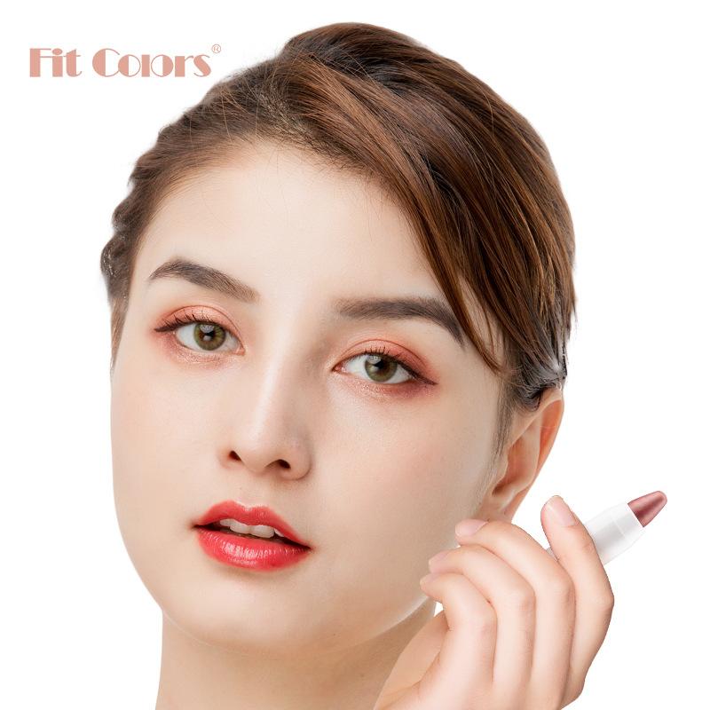 Pearl Light Lidschattenstift Single Mouth Flash Lip Eye Dual-Use-Make-up-Stift