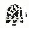 Cow Print Knitted Hat Windproof Warm Hat New Street Cap  Unisex