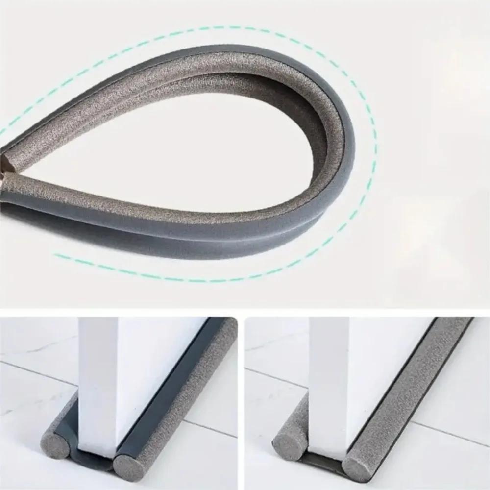 Anti-Insect Door Bottom Seal Strip Heat Preservation Dustproof Length Adjustable Door Sealing Strip Windshield Soundproofing