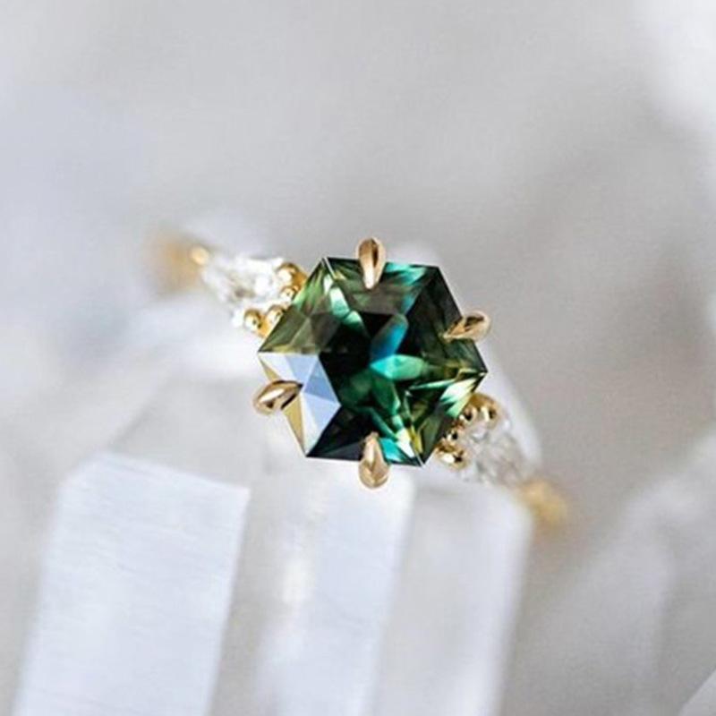 

Serol Unique Design Women s Ring, Luxury Gold Wedding Party Ring, Temperament Elegant Women s Jewelry no. 6