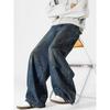 JYL Unisex Bootcut Jeans New Vintage 3D Spring Couple Relaxed Denim