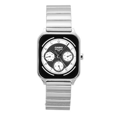 Standard Analog Stainless Steel Black And White Dial Quartz MTP-M307D-1BV Men's Watch
