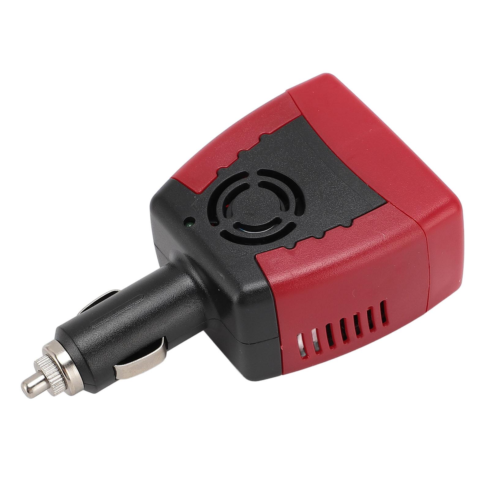 

Car Power Inverter 150W DC 12V to AC Portable Car Power Inverter with 5V 0.5A 2.1A USB Port